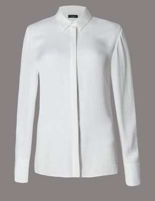 Tailored Fit Long Sleeve Blouses